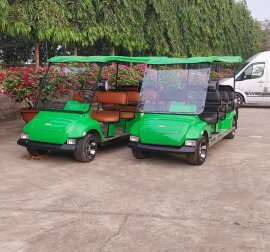 XE ĐIỆN SÂN GOLF MÀU XANH